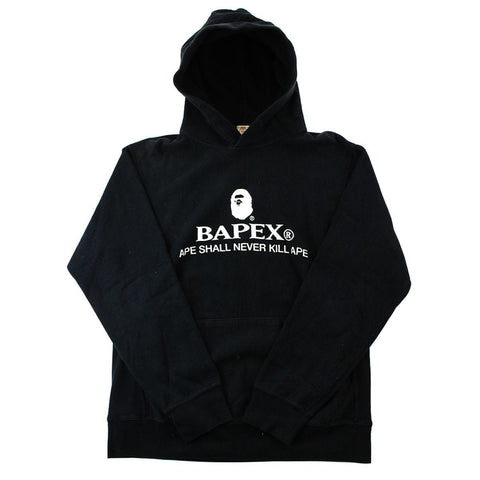 Bapex Logo Pullover Hoodie Black