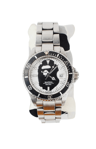 Bapex Silver White Big Ape Logo