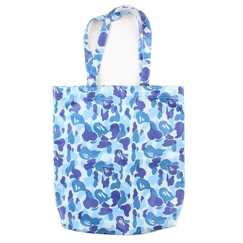 Sac fourre-tout Bape ABC bleu camouflage