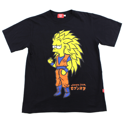 Bart Simpson Goku Dragon Ball Z Tee Black