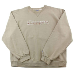 Champion Athletic Reverse Weave Crewneck Beige