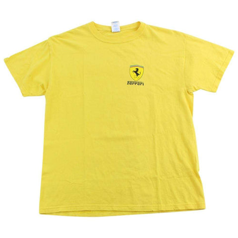 Ferrari Logo Tee Yellow