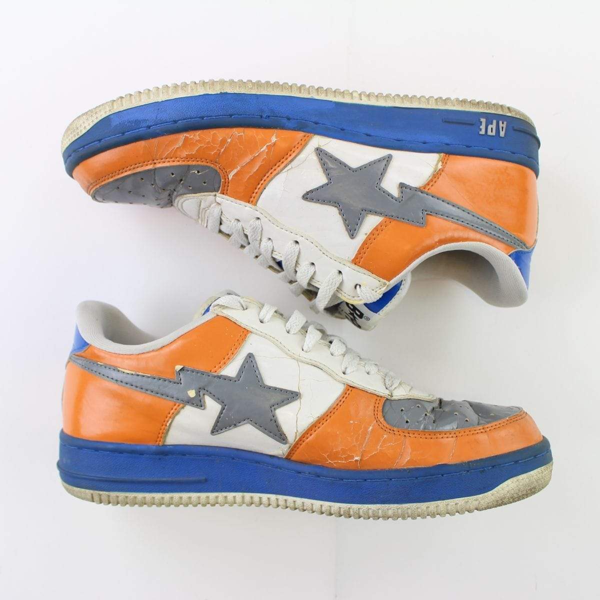 Bapesta Orange & Royal Blue - SaruGeneral