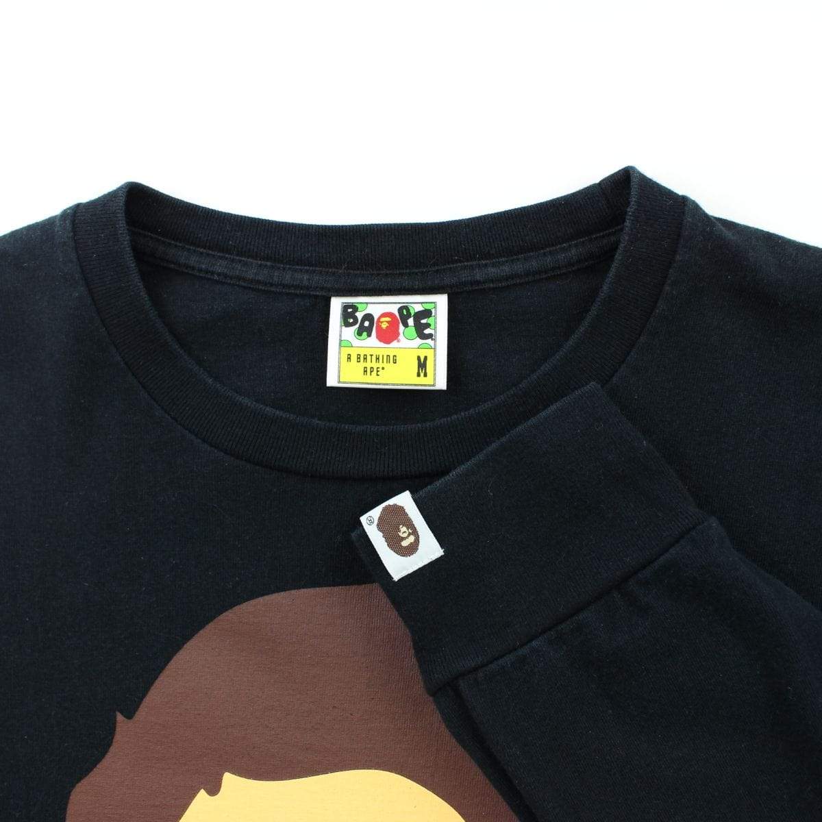 Bape Original Big Ape Logo LS Black - SaruGeneral