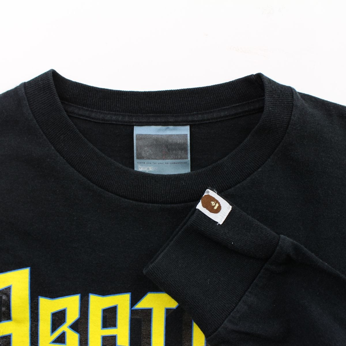 Bape A Bathing Ape Dice Logo LS Black - SaruGeneral