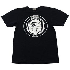 T-shirt Bape Lightning Bolt Busy Works noir avec logo