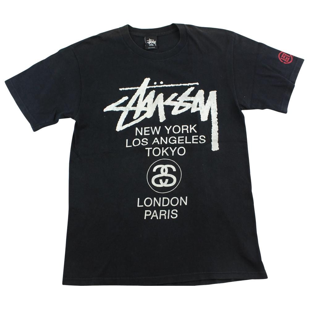 Stussy x clot original tee black - SaruGeneral