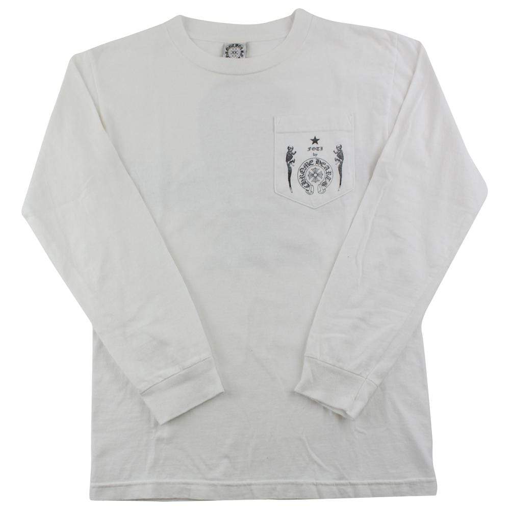 Chrome Hearts x Foti Skull Figure ls White - SaruGeneral