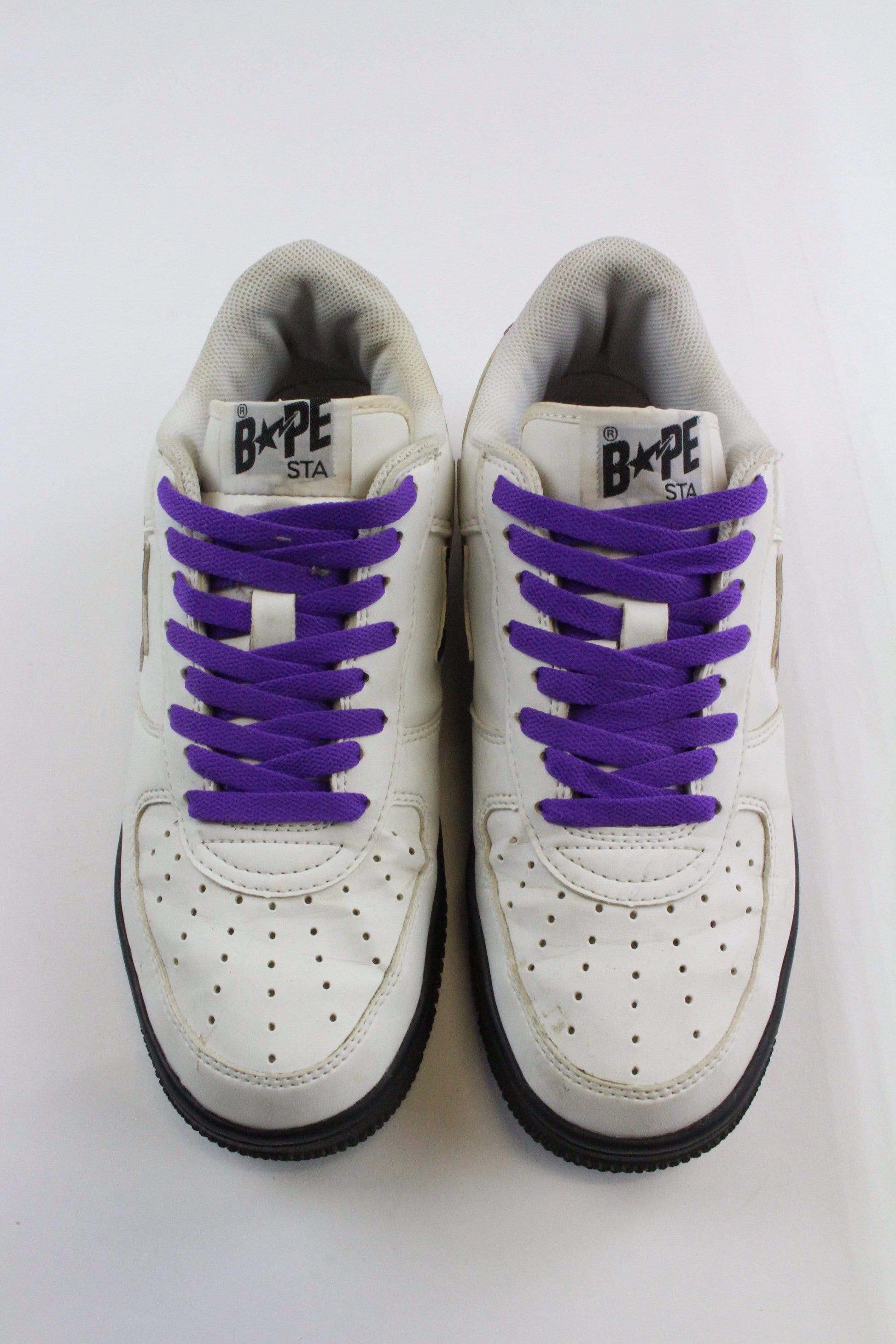 Bapesta Purple Camo Star on White - SaruGeneral