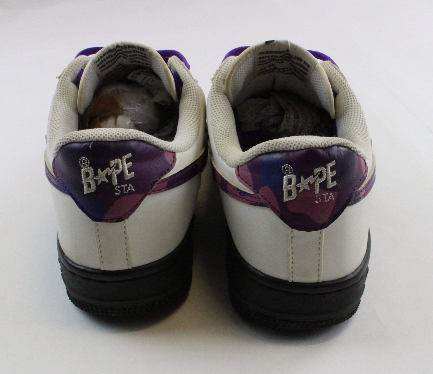 Bapesta Purple Camo Star on White - SaruGeneral