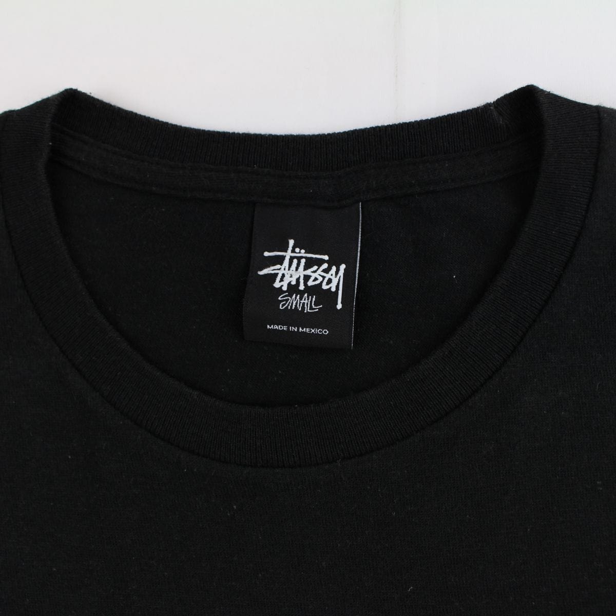 Stussy world wide tribe jazz logo tee black - SaruGeneral