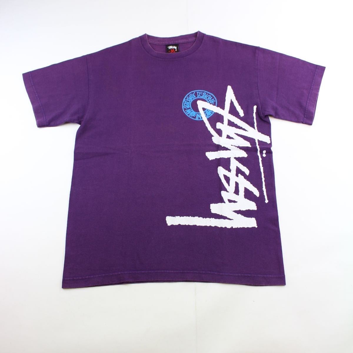 stussy side logo tee purple - SaruGeneral