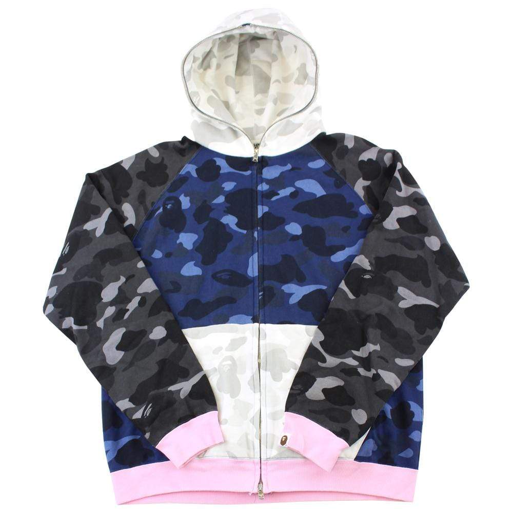 Bape Blue White & Black Camo Fullzip - SaruGeneral