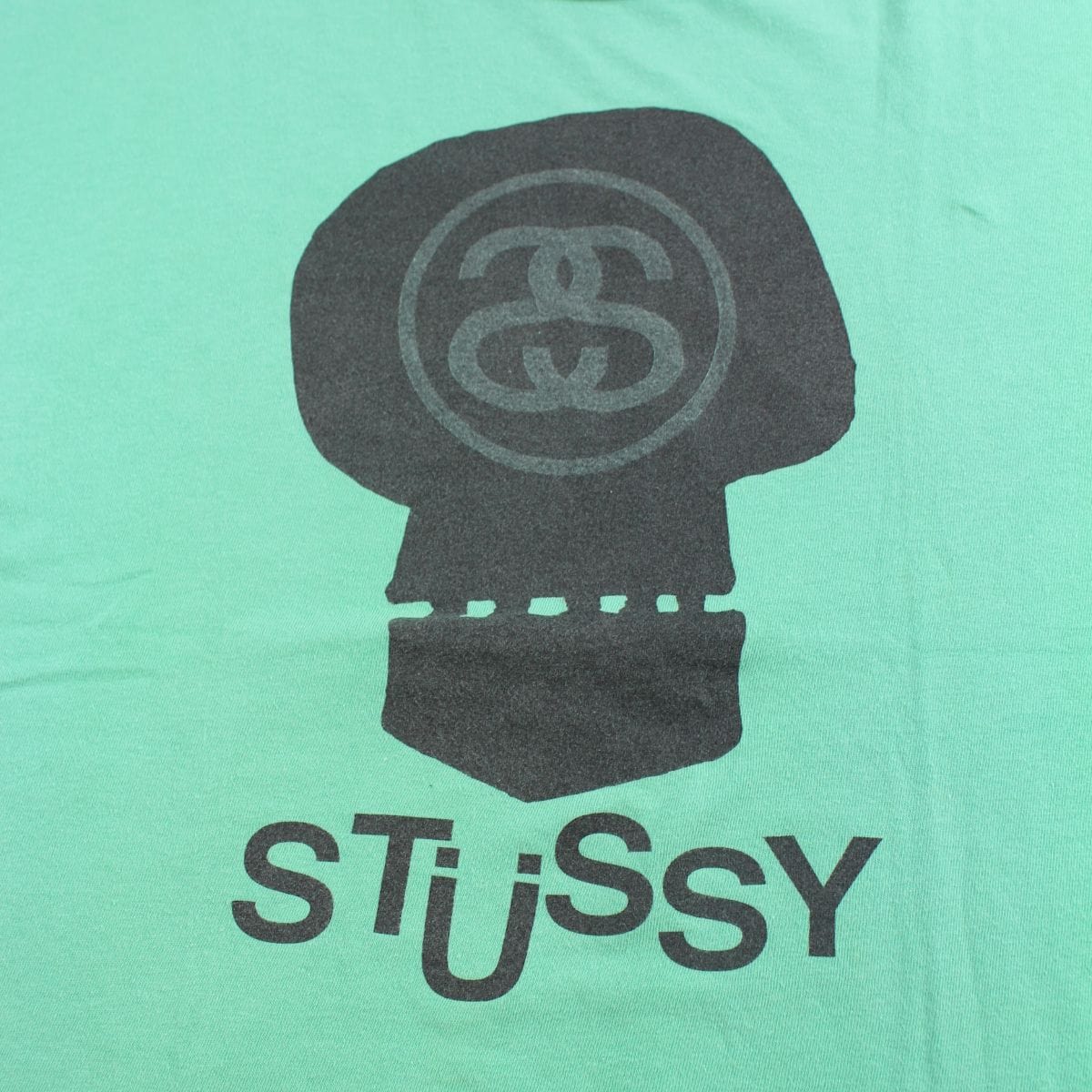 stussy skull tee green - SaruGeneral