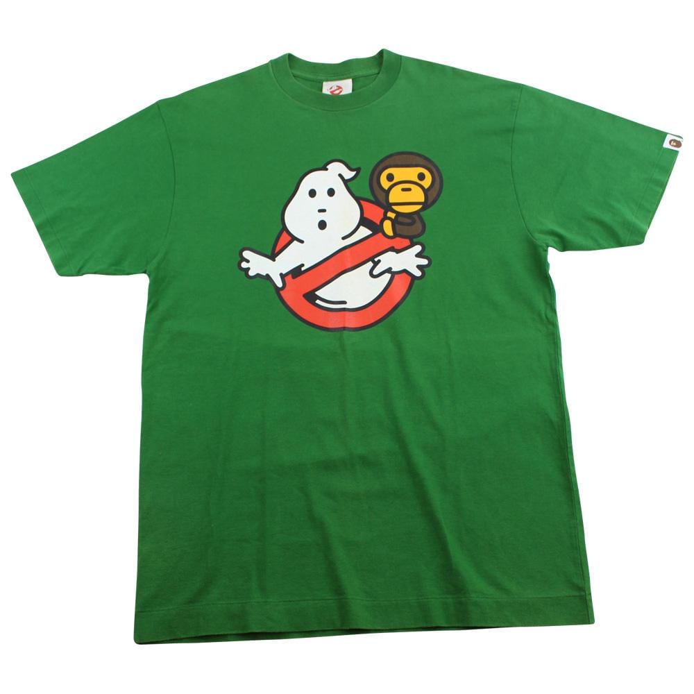 Bape x Ghostbusters Baby Milo Tee Green - SaruGeneral