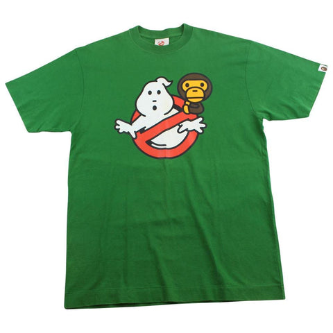 Bape x Ghostbusters Baby Milo Tee Green