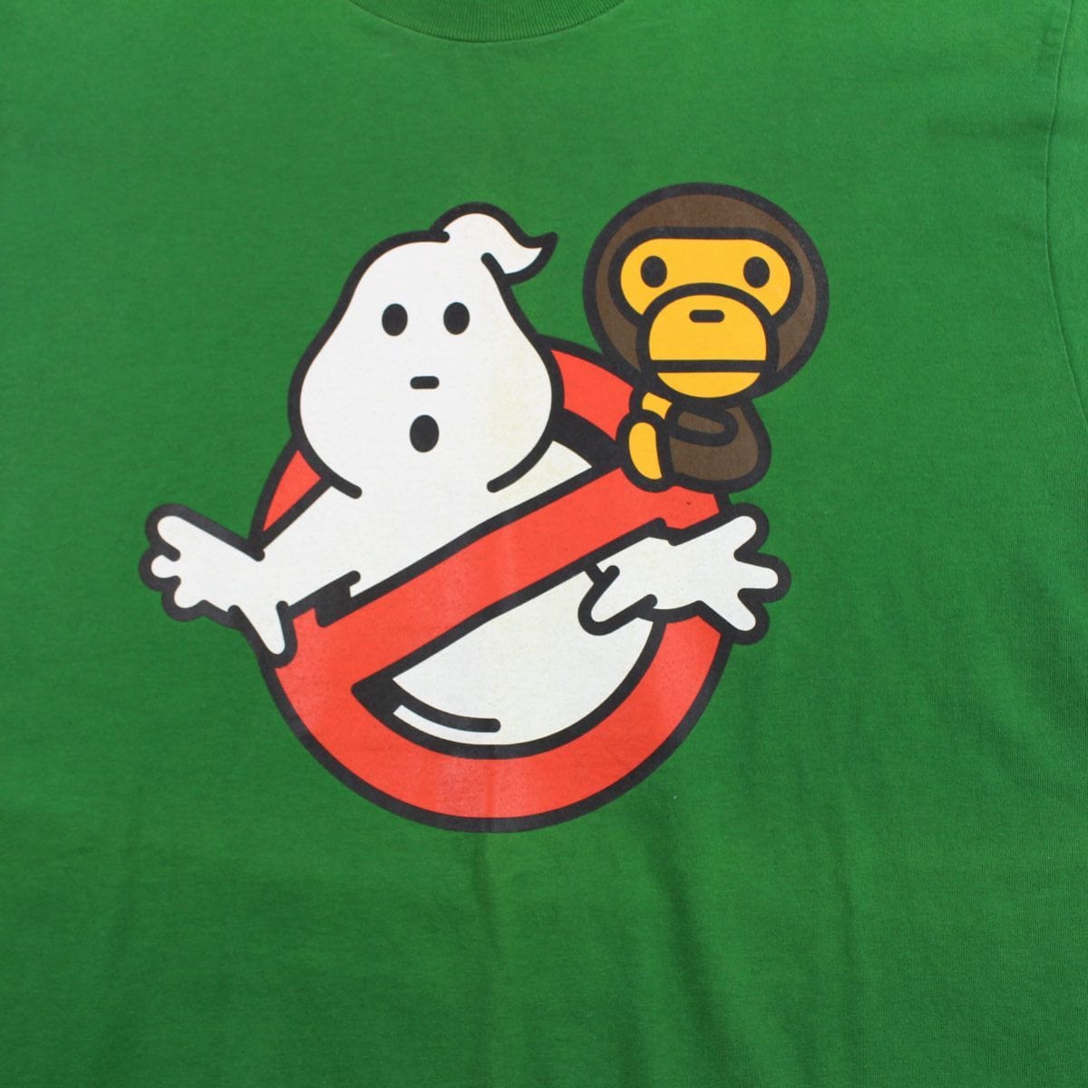Bape x Ghostbusters Baby Milo Tee Green - SaruGeneral
