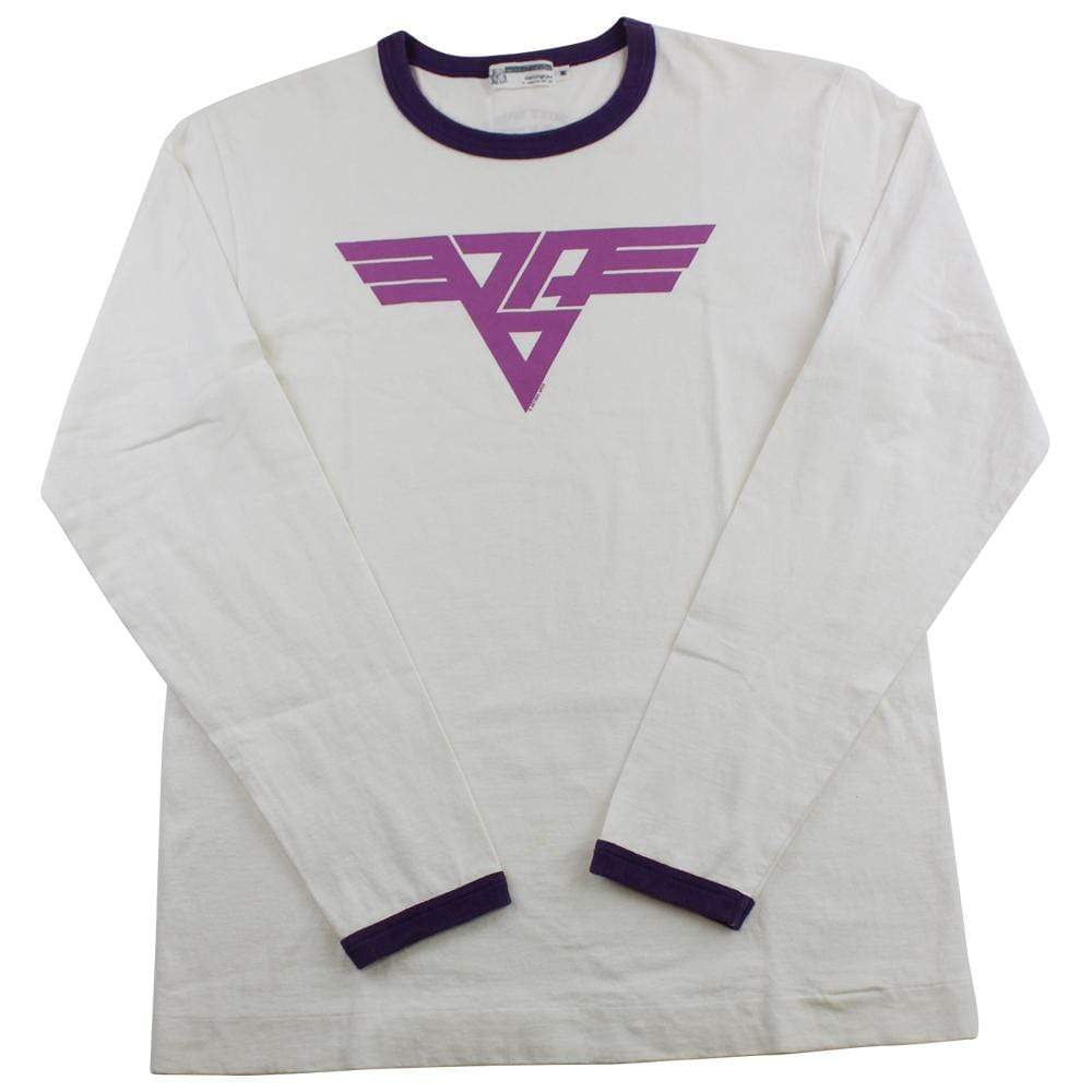 Bape Purple Wings Logo LS White - SaruGeneral