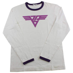 Bape Purple Wings Logo LS Blanc