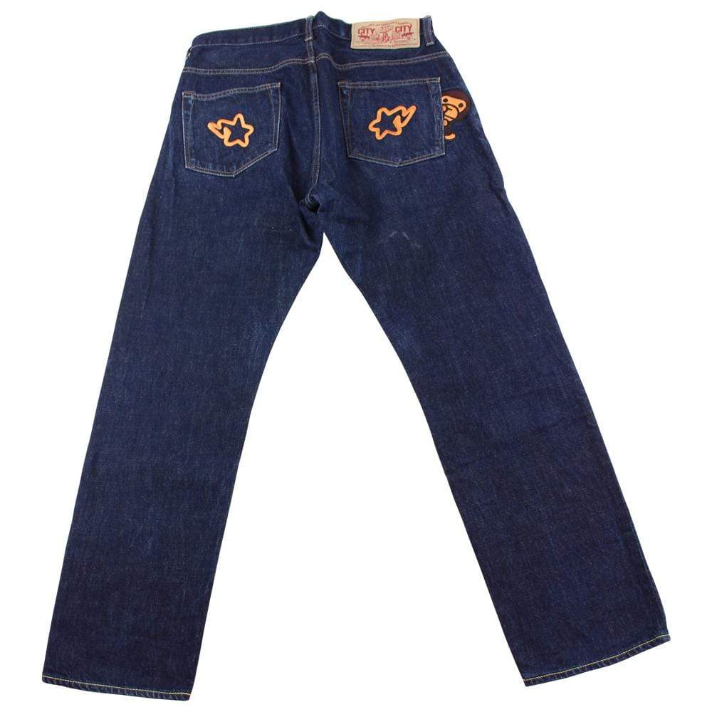 bape milo star denim jeans 1 - SaruGeneral