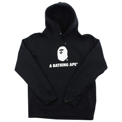 Bape A.S.N.K.A Big Ape Logo Hoodie Black