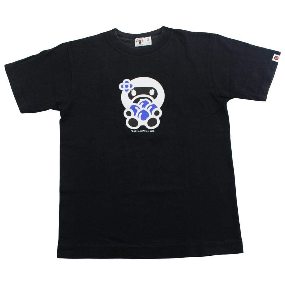 Bape Baby Lisa blueberries Logo Tee Black - SaruGeneral