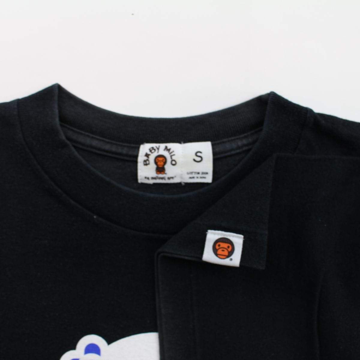 Bape Baby Lisa blueberries Logo Tee Black - SaruGeneral