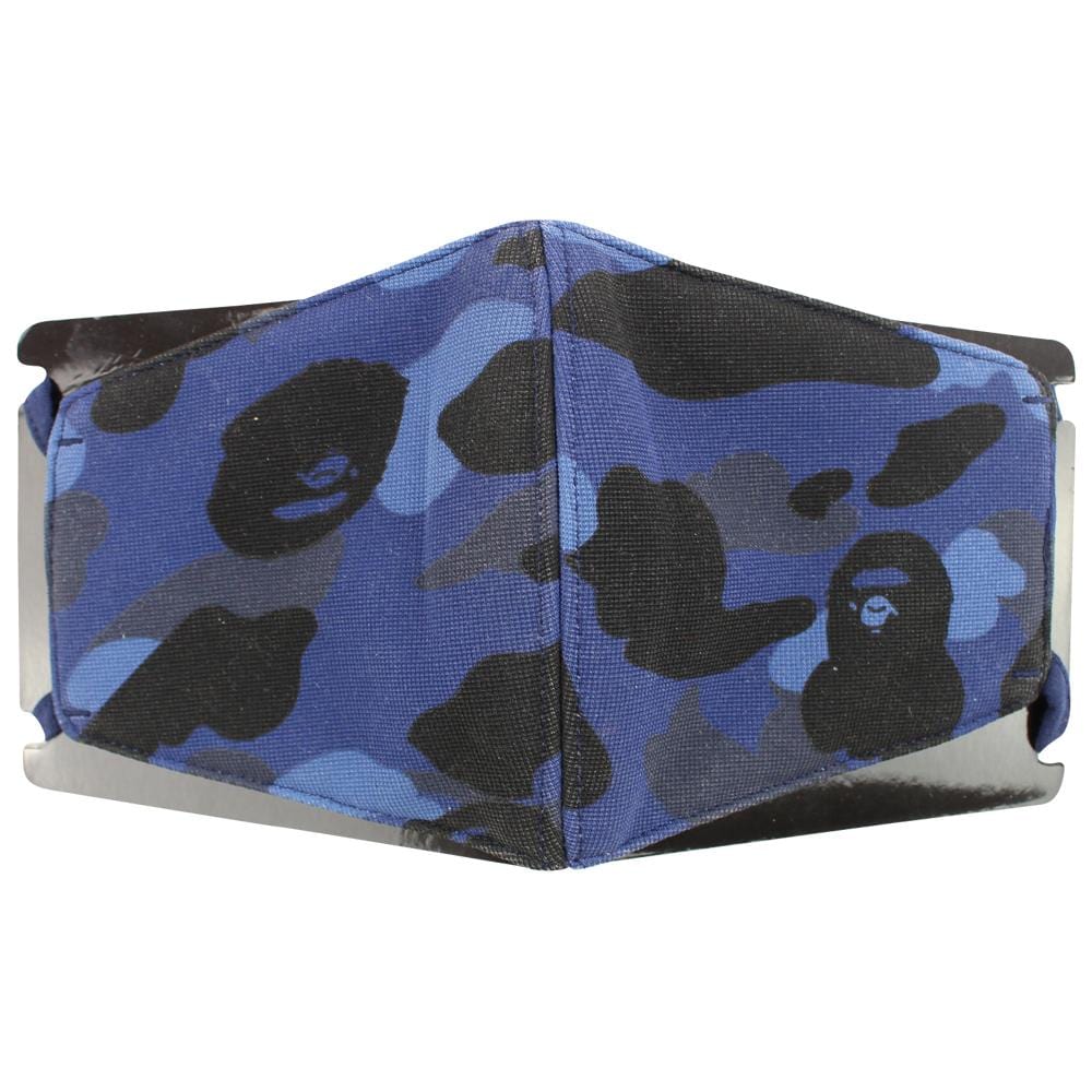 bape blue camo facemask - SaruGeneral