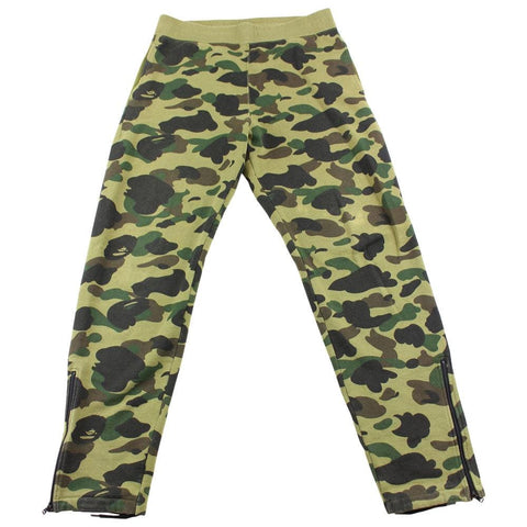 bape 1st green camo sweatpants 1