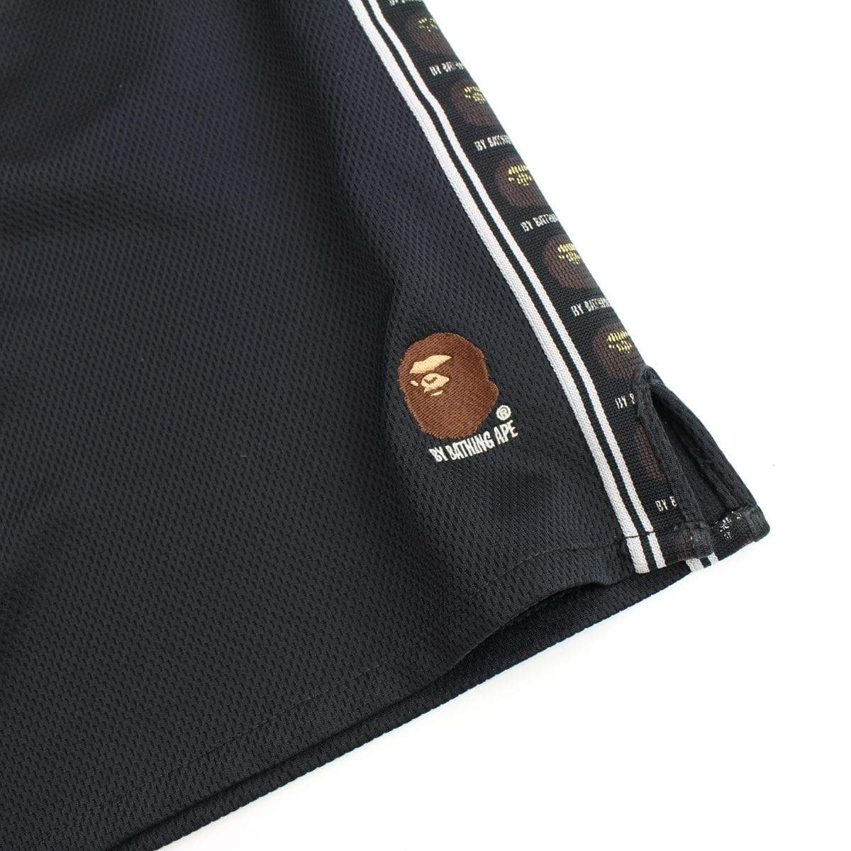 bape angry face track shorts black - SaruGeneral