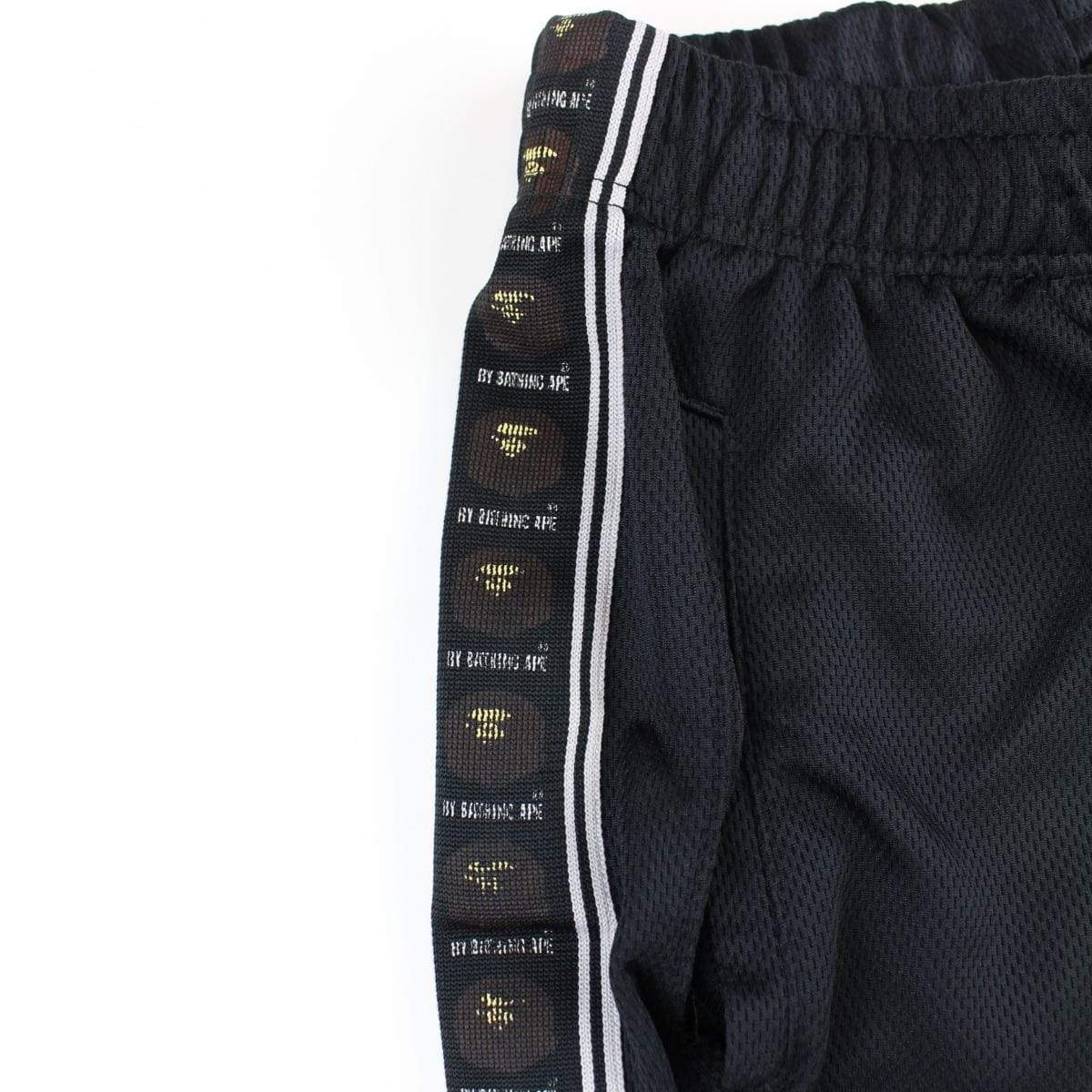 bape angry face track shorts black - SaruGeneral