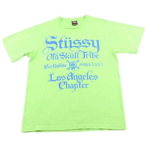 stussy tee green