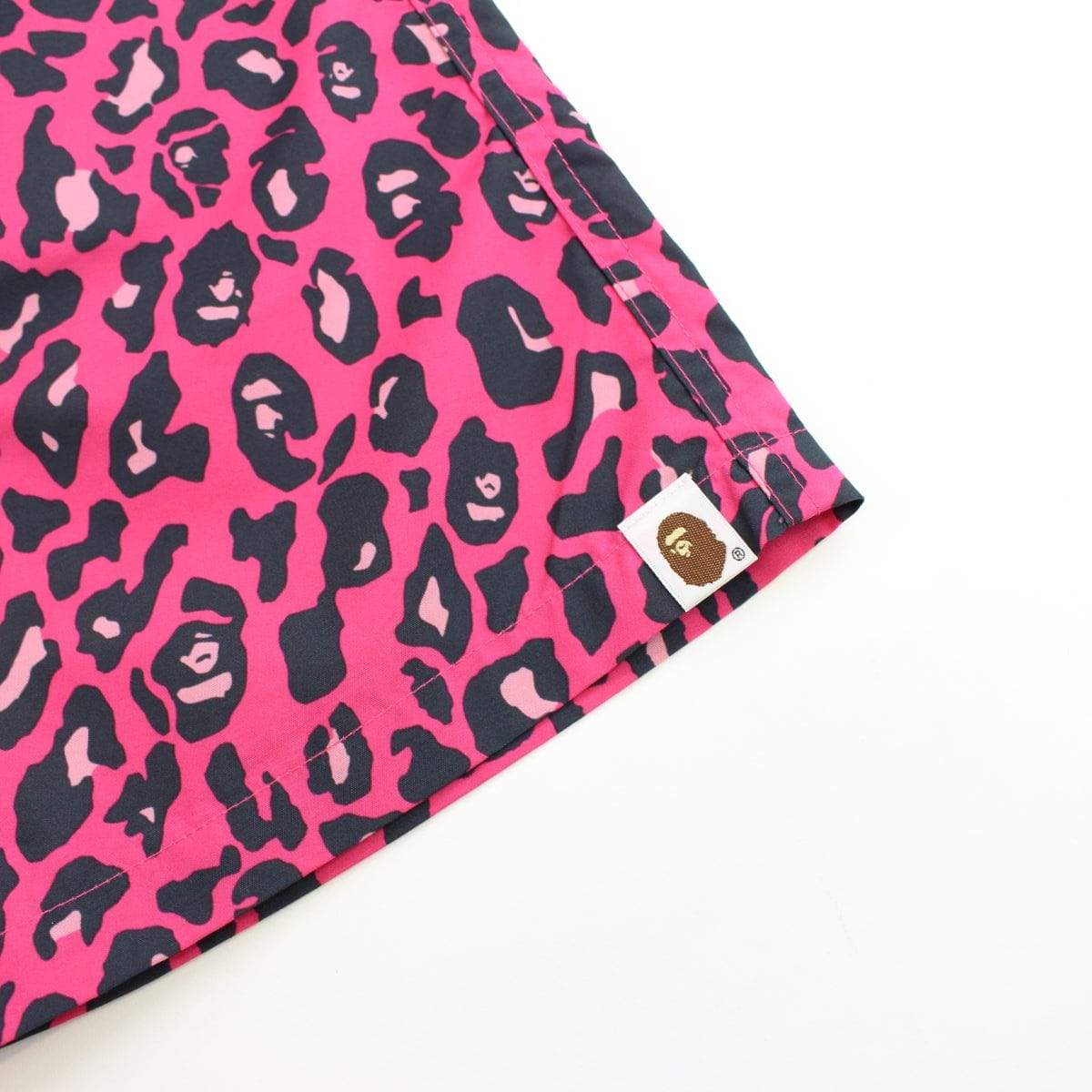bape pink leopard camo swim shorts - SaruGeneral