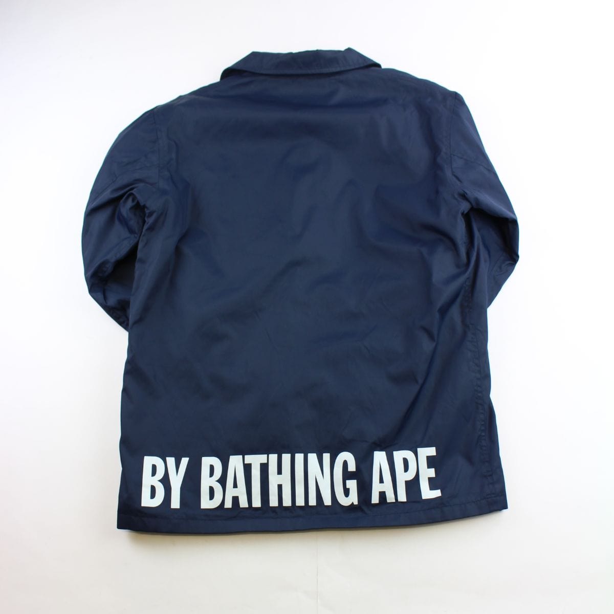 Bape Big Ape Logo Coach Jacket Navy – SARUGENERAL