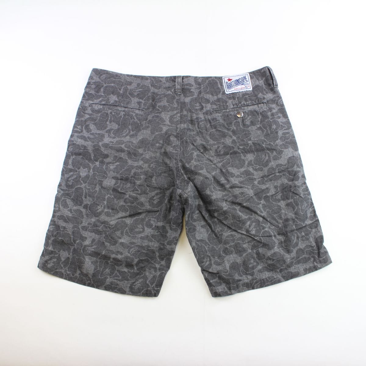 bape black/grey camo shorts - SaruGeneral