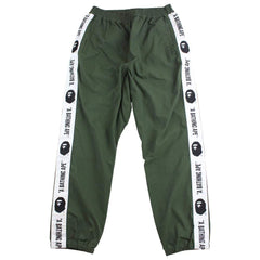 pantalon de survêtement Bape à bandes latérales olive