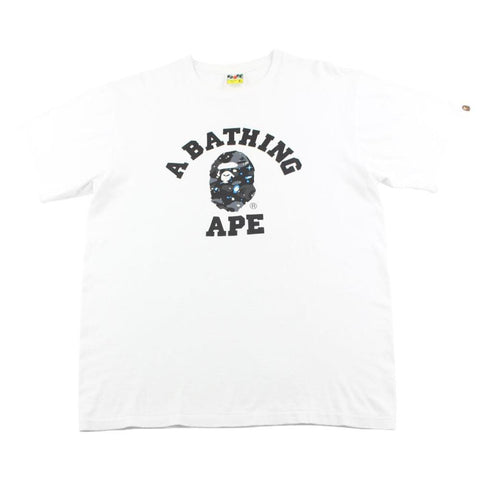 T-shirt Bape Space Camo College avec logo blanc