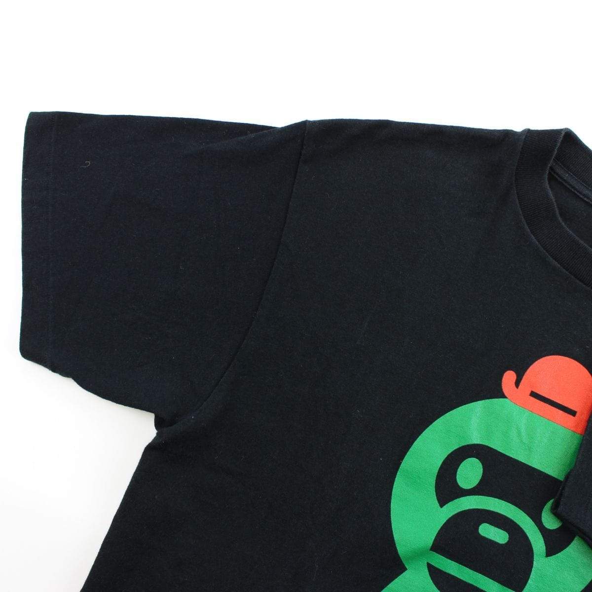 Bape Green Baby Milo Bowler Hat Tee Black - SaruGeneral