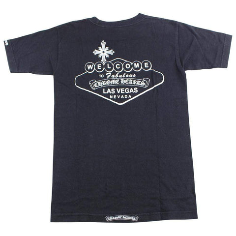 chrome hearts horseshoe las vegas tee black