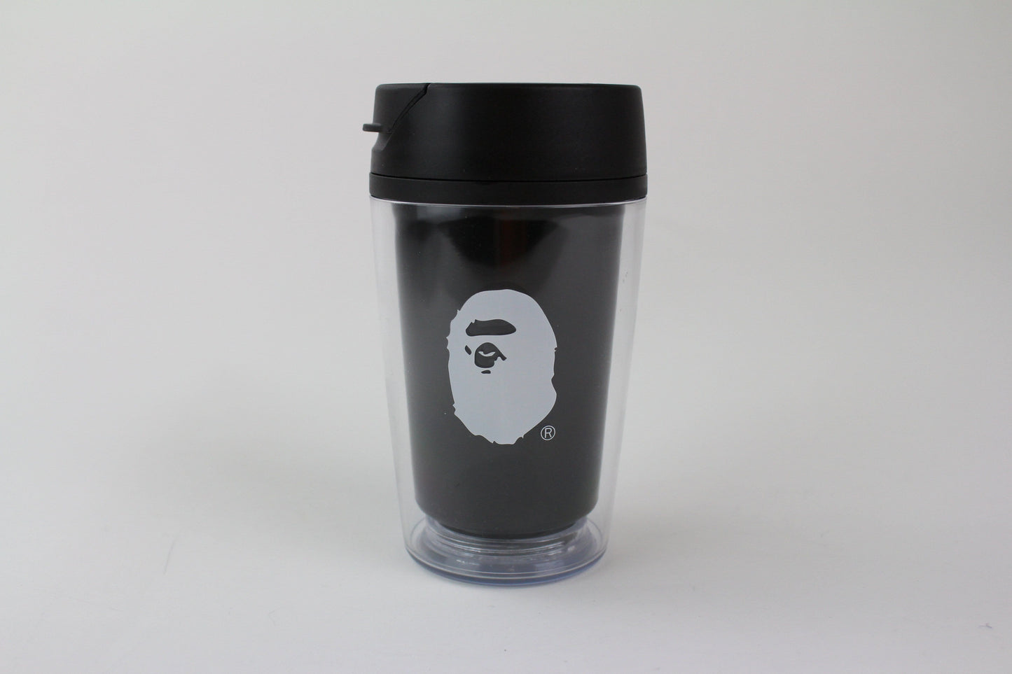 bape white big ape logo coffee cup black - SaruGeneral