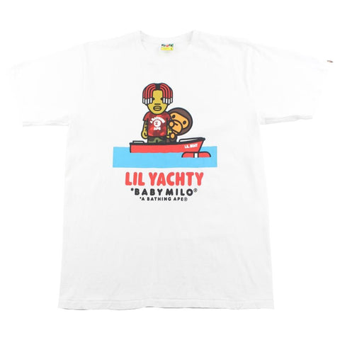 Bape x lil yachty tee white 1