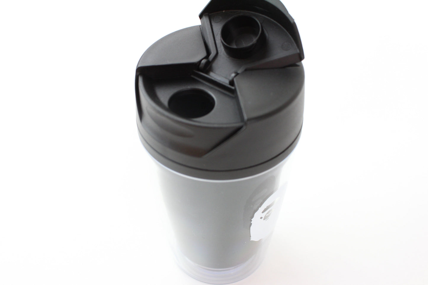 bape white big ape logo coffee cup black - SaruGeneral