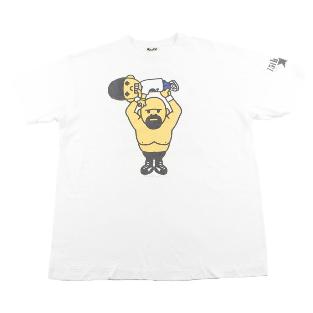 bape nigo pro wrestling tee white 2008 - SaruGeneral