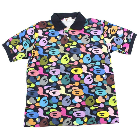 Bape Multi Camo Milo Print Polo