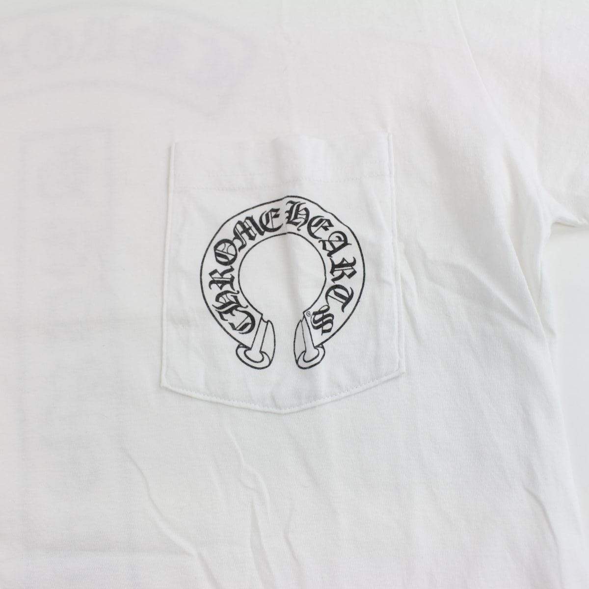 chrome hearts original horseshoe tee white - SaruGeneral