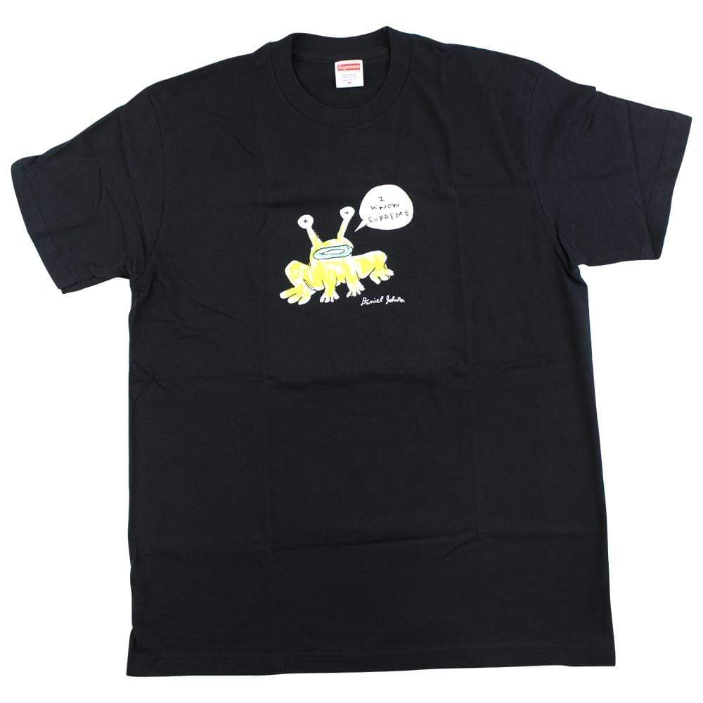 daniel johnston frog tee black - SaruGeneral