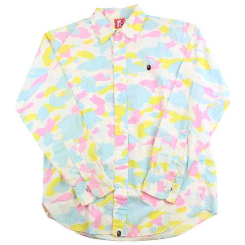 bape candy camo longsleeve shirt