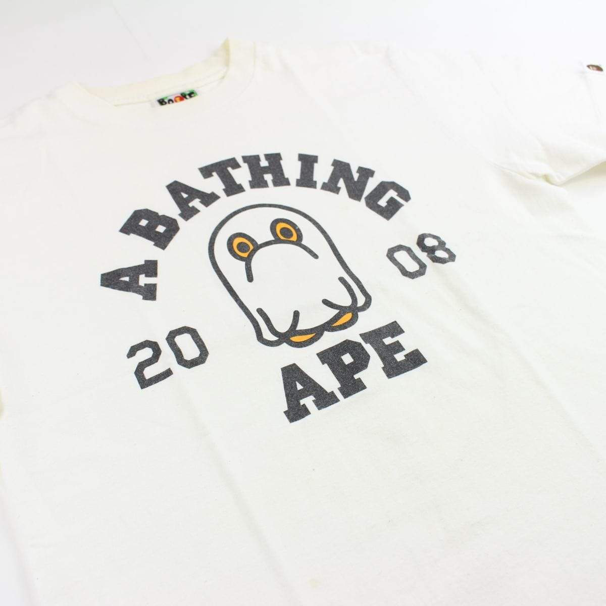 bape halloween ghost college logo tee - SaruGeneral