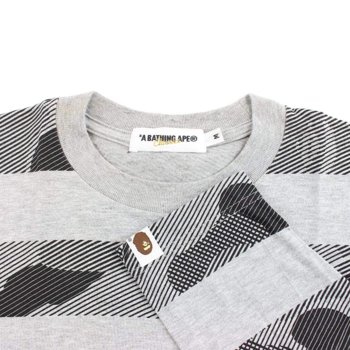 bape grey/black camo stripe LS - SaruGeneral