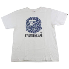 T-shirt Bape Paisley Big Ape blanc avec logo